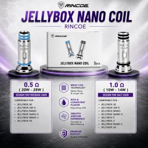 OCC RINCOE JELLYBOX NANO 0.5/1.0 OHM