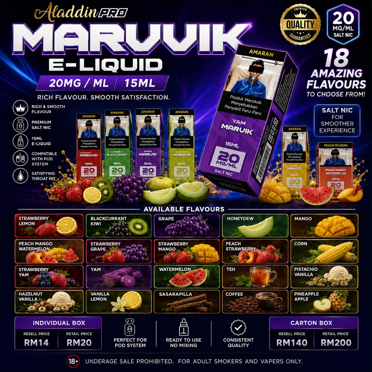 FLAVOUR MARVIK 15ML ALADDIN
